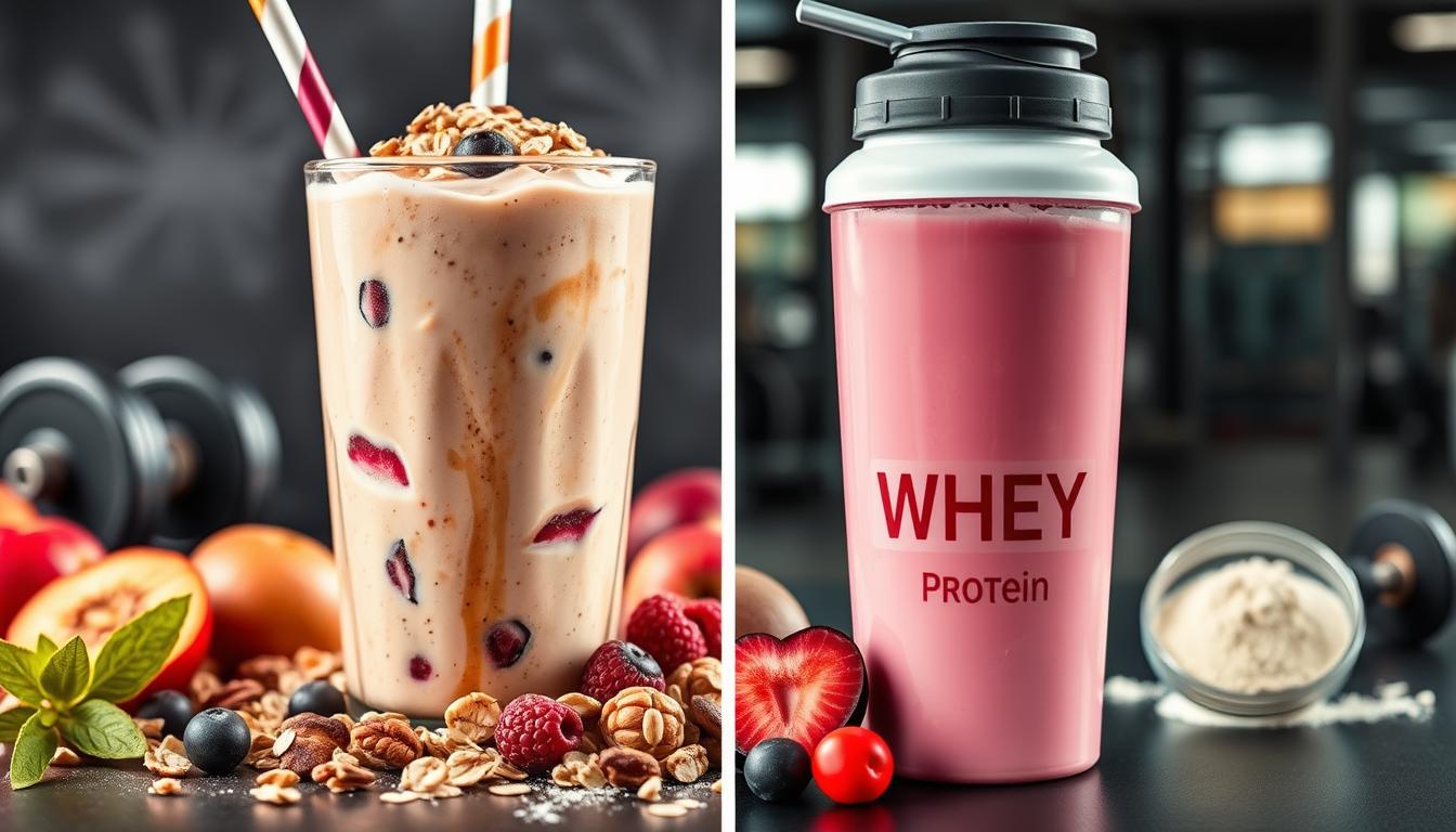 diferença entre hipercalórico e whey protein